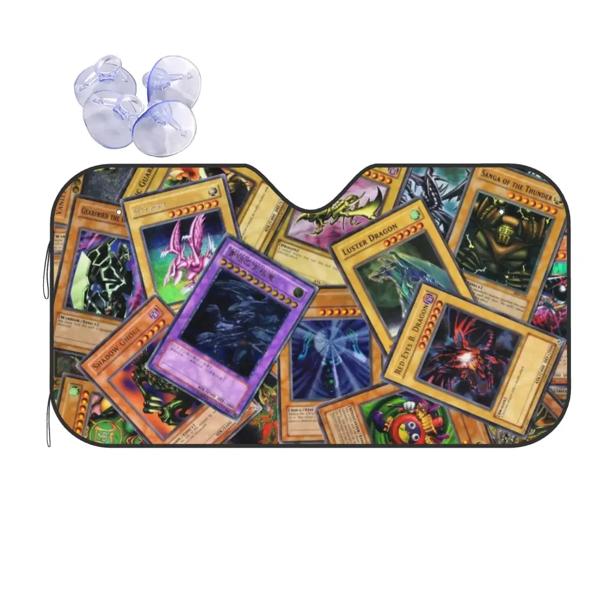 

Японская манга Yu-Gi-Oh плед лобовое стекло Sunsha мультфильм личность переднее окно автомобиля козырек 76x140 см автомобильная защита от ультрафиолета Sunsha