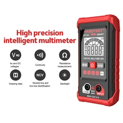 HT123 Digital Multimeter Rechargeable Color LCD Display Ohmmeter Capacitance Ohm Frequency Diode Voltage Tester