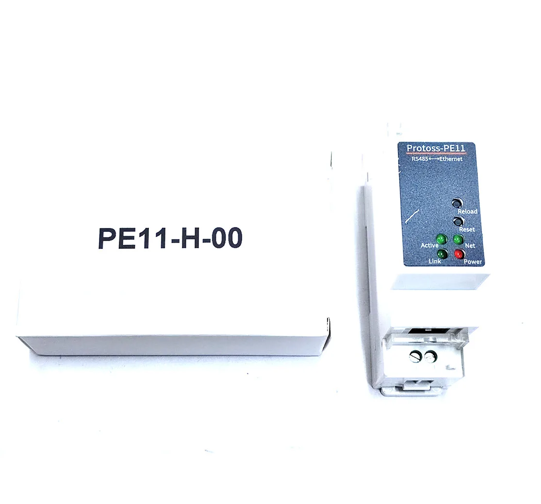 PE11M PE11H DIN-Rail Serial Server RS485 Ethernet TCP/IP Converter DC9-48V Modbus Gateway Bidirectional Transparent Transmission