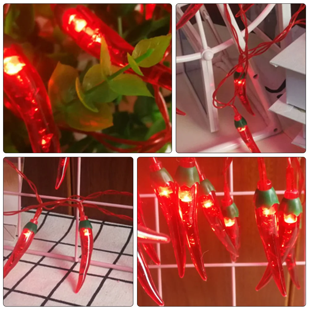 1 قطعة LED الفلفل الحار تصميم سلسلة ضوء 10 متر 80 المصابيح صديقة للبيئة مهرجان داخلي ديكور جو دافئ الإضاءة
