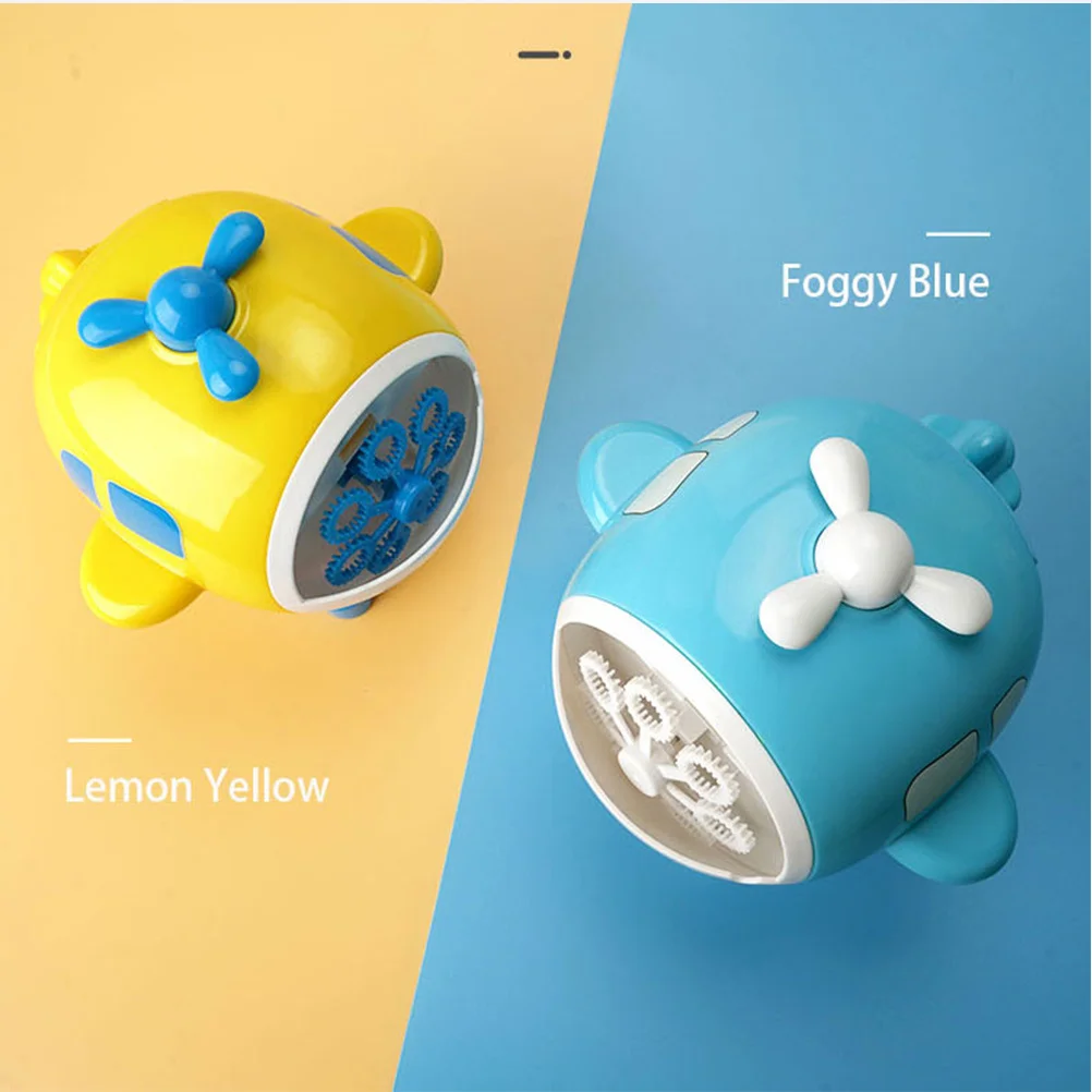 Machine à bulles électrique automatique pour enfants, 1 pièce, fabricant de bulles en plastique, léger, Style de chargement d'hélicoptère, couleur aléatoire