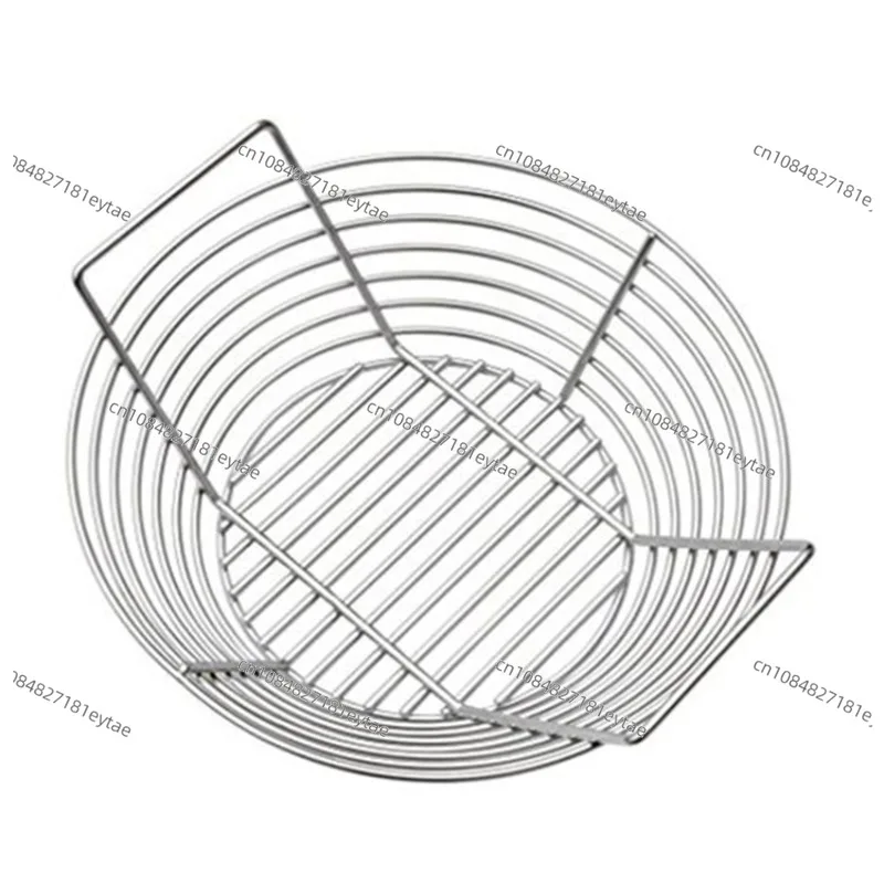 

Ceramic Kamado Grill Outdoor BBQ Accessories Stainless Steel Grey Basket Charcoal Basket