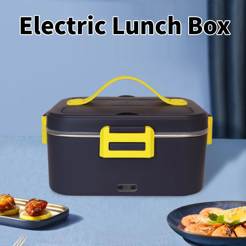 

Электрический ланч-бокс 1,8 л с подключаемым подогревом, ланч-бокс из нержавеющей стали 304, изолированный ланч-бокс для дома и использования в автомобиле