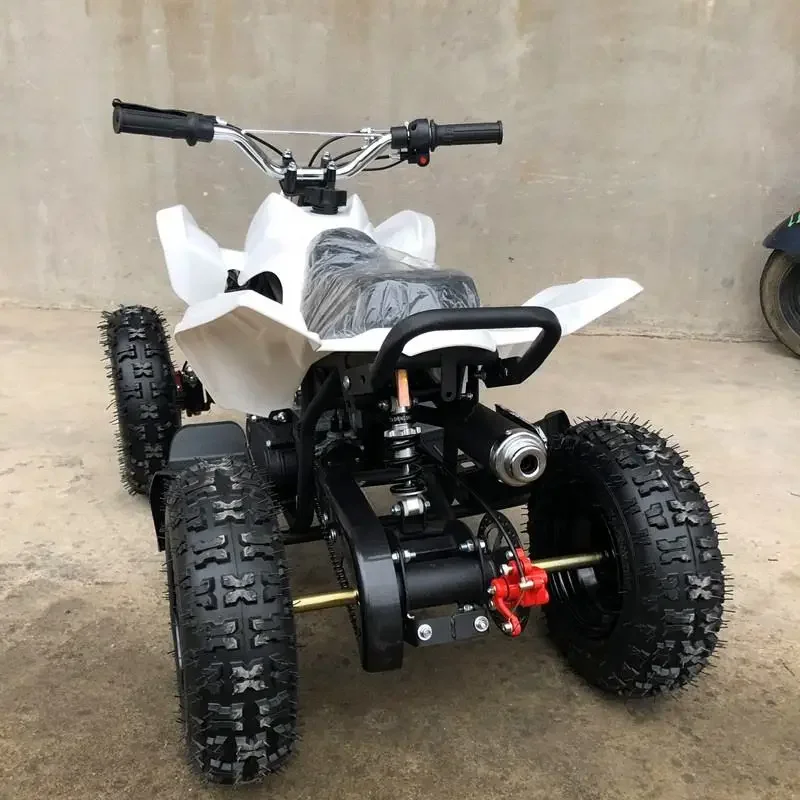 49cc Mini Atv Gasoline ATV for Children 2 Stroke Four Wheeler Quad 4x2 for Kids Off-Road Quadricycle Gas 6Inch Tire