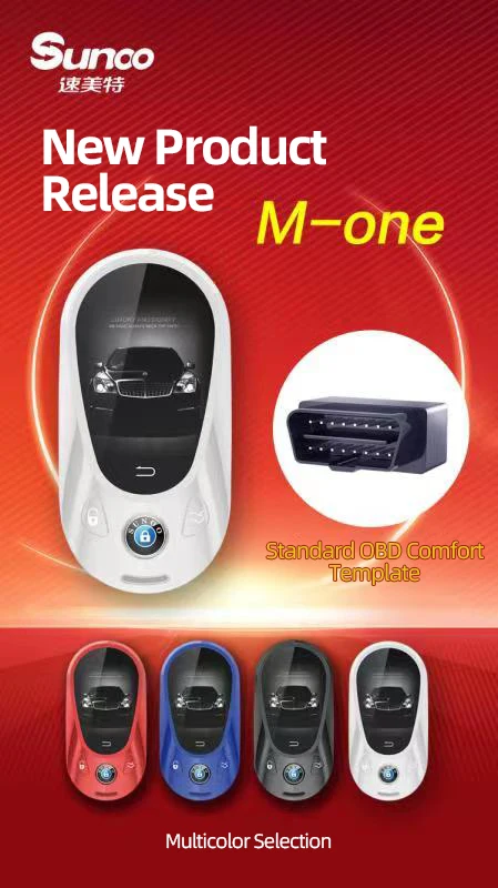 New Korean/French/Spanish Remote Display M-One For Mercedes-Benz For BMW Smart LCD Key With Keyless Entry Support Remote Start