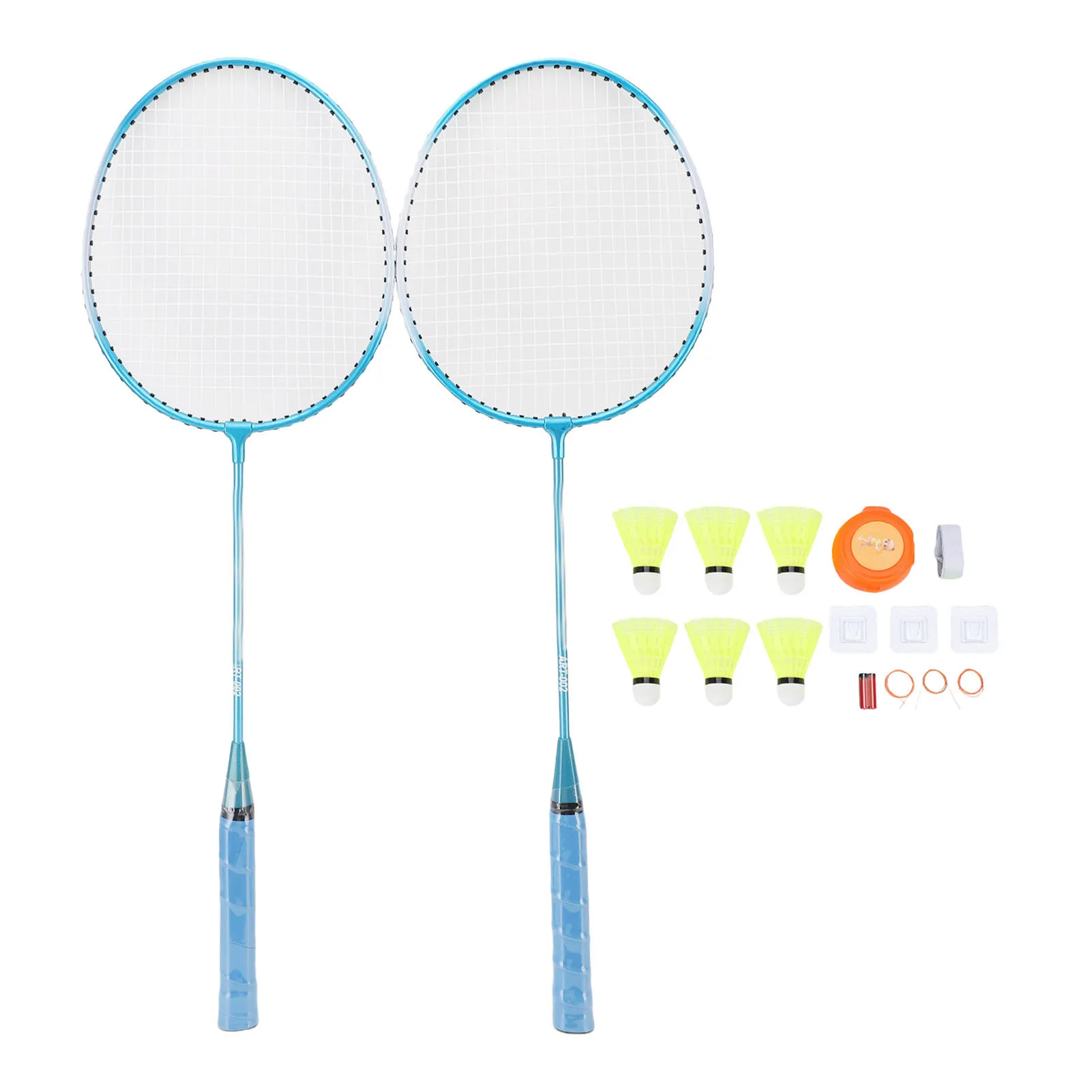 

Single Player Badminton Trainer Device Good Sturdy Stable Easy Install Badminton Racquets Adjustable Height for Indoor