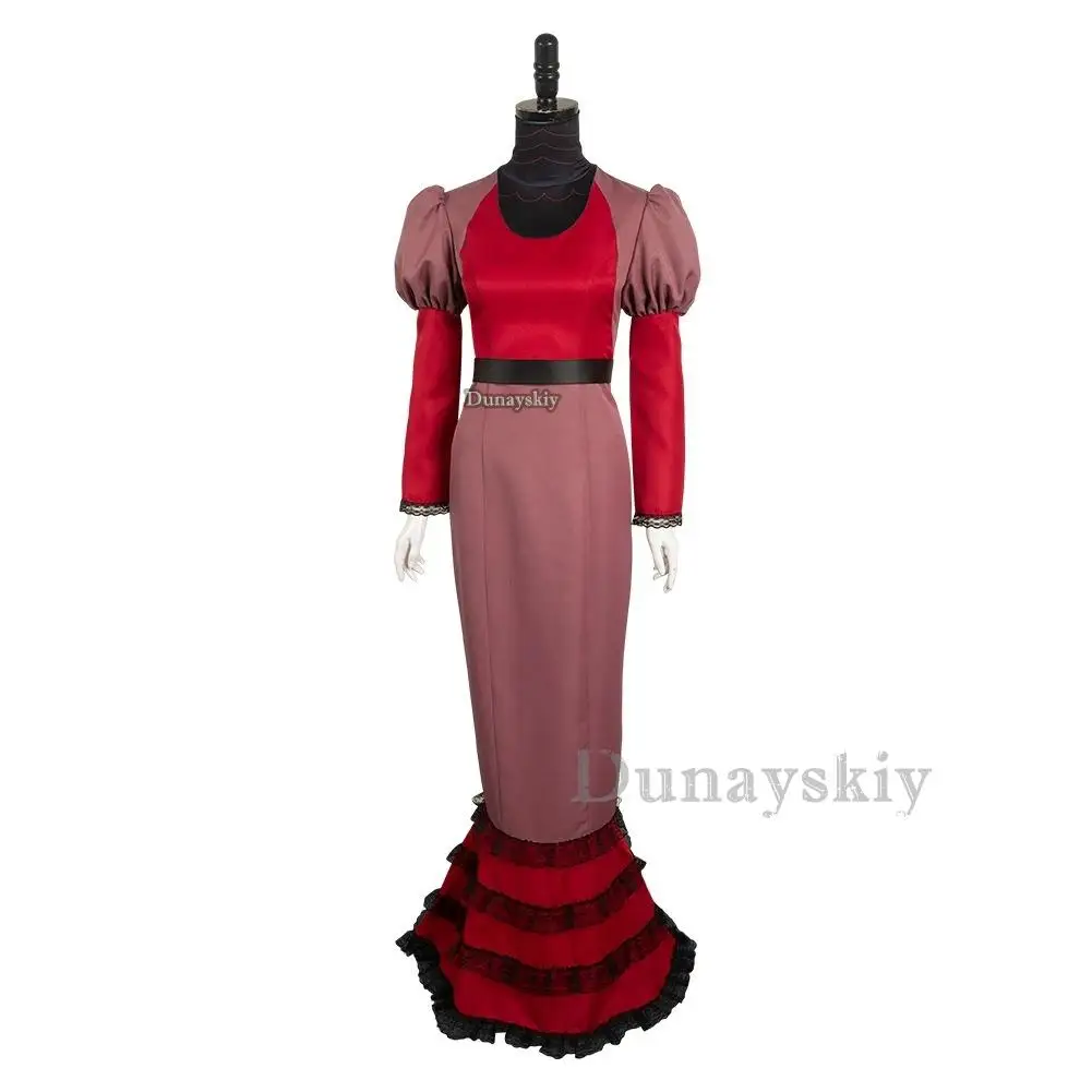 

Rosie Cosplay Red Dress Hotel Overlord Clothes Anime Cosplay Costume Suit Women Fancy Halloween Party Adult Outfit Rosie