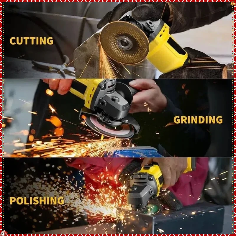 صالح ديوالت DCG406 9000 دورة في الدقيقة آلة القطع اللاسلكية تأثير الملمع آلة 125 مللي متر فرش زاوية طاحونة أداة السلطة القابلة لإعادة الشحن