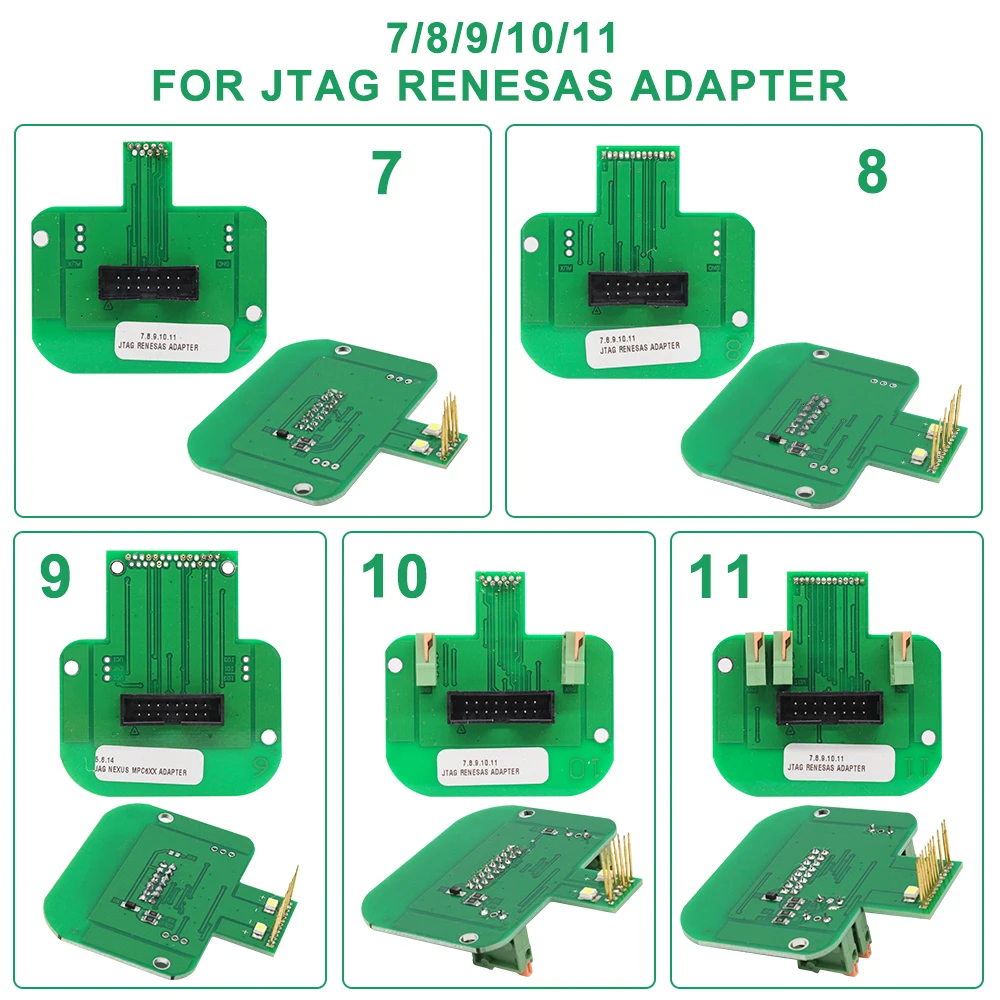 Zdjęcie 3: 22 szt. Adapterów do programowania ramki BDM, pełny zestaw do sond BDM100 KTAG KESS FGTECH, adapter LED ECU RAMP do chip tuningu i diagnostyki.