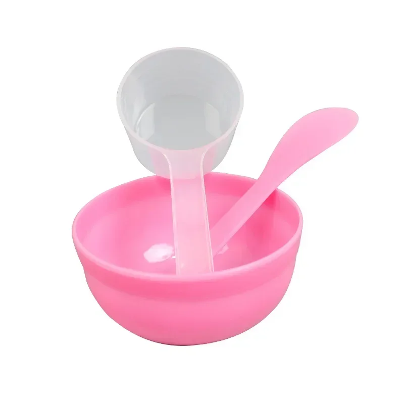 Strumenti di bellezza fai-da-te Spazzola per maschera per la cura della pelle 3 pezzi / set Spazzola per il viso Maschera Ciotola Cucchiaio Set Strumenti di miscelazione Miscelazione Strumenti cosmetici di bellezza