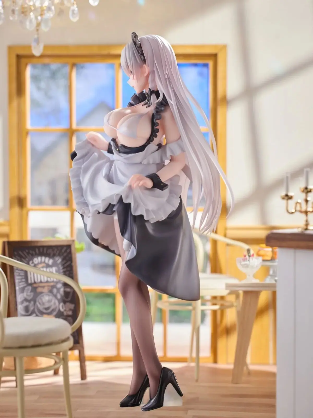 Judai 28cm Original Otherwhere Maid no Oneesan Maid Sister Cynthia PVC Action Figure Model Toys In Stock