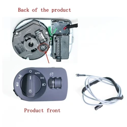 A. B. Automatic Headlight Switch For Audi A3 A1 8UD941531 8UD 941 531D/B