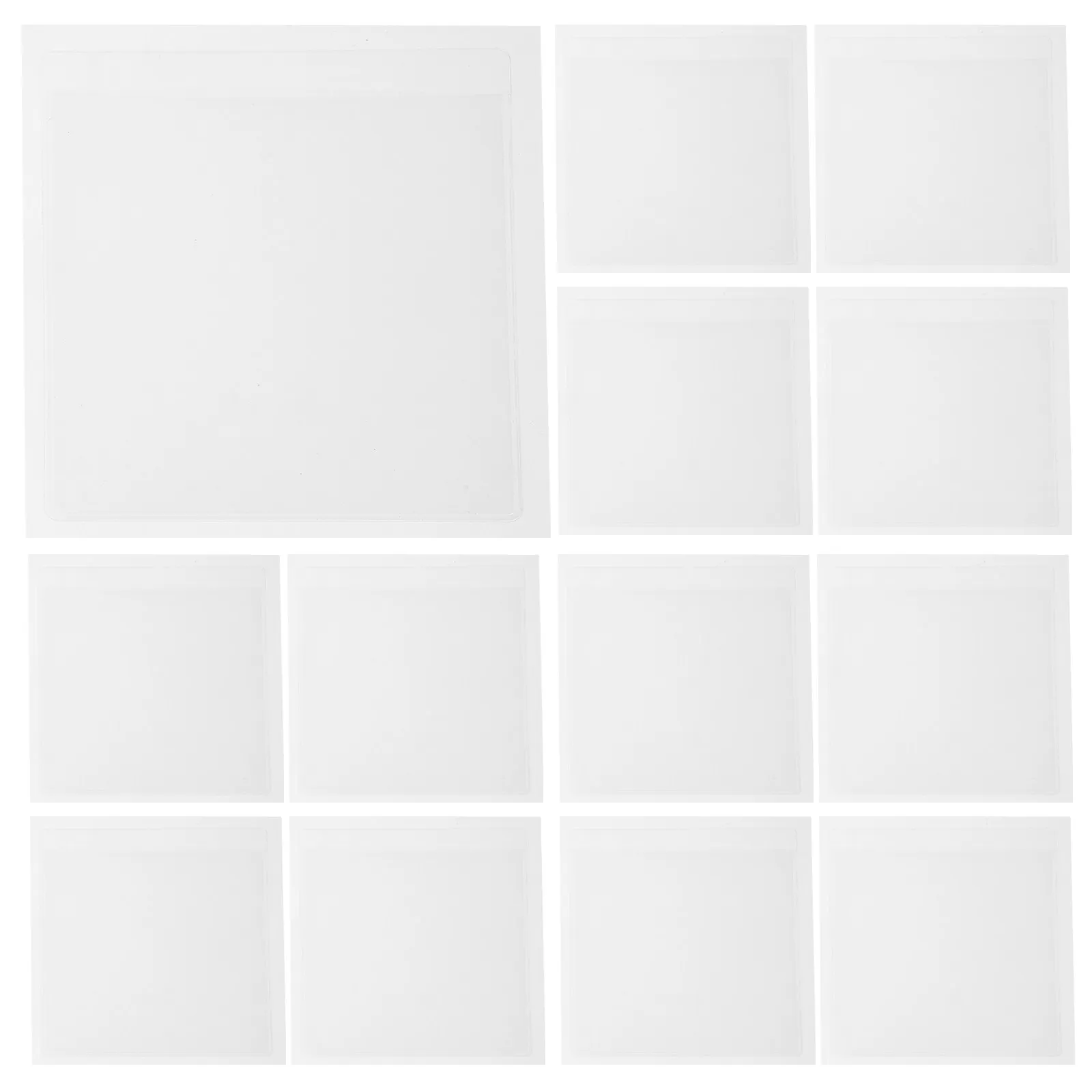 

20 шт. самоклеящихся карманов для этикеток, прозрачные держатели для индексных карточек для организации документов в офисе, школе, на складе, чехлы для карточек с материалами