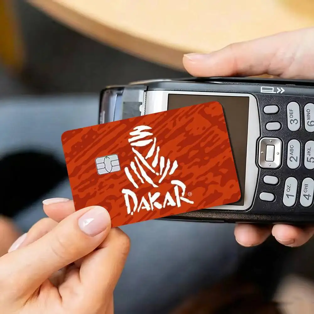 Racer Rally-Dakar Logo  Credit Card HD Stickers Small Chip Waterproof Sticker Game Card Decal Gift view 5