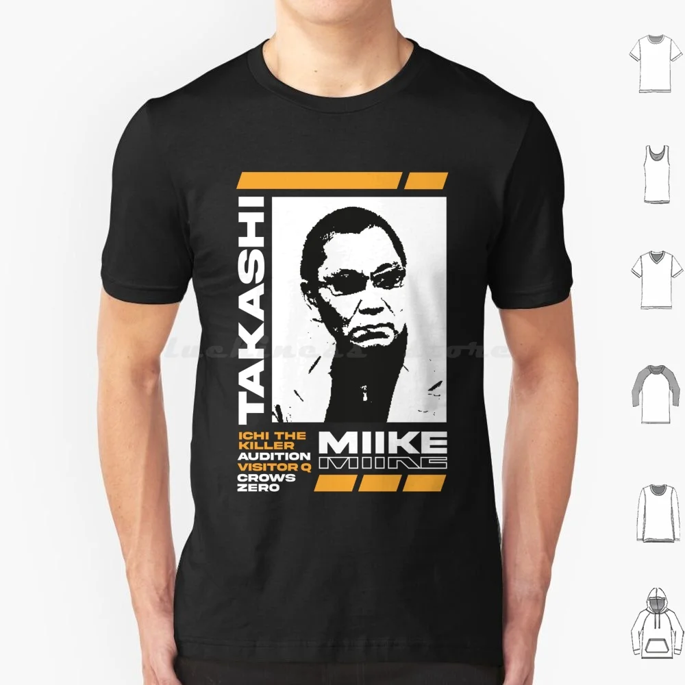 Takashi Miike T Shirt Cotton Men Women DIY Print Takashimiike Takashi Mike Cinema Movie Moviesjapan Japan Director Film Films