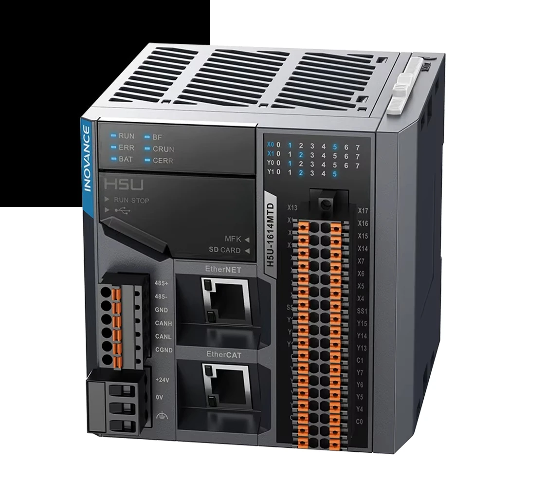 

Original New Inovance PLC H5U Series H5U-1614MTD-A8 Compact EtherCAT PLC 30 I/O 220V Industrial Automation Control PLC