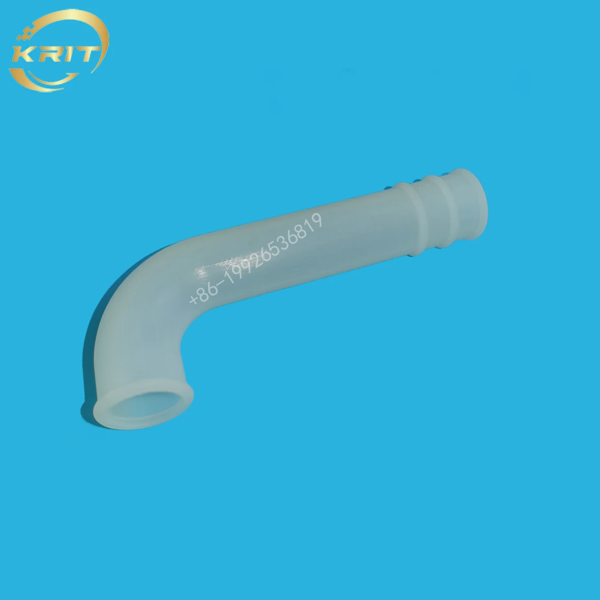 2 Pieces Crooked Silicone Conduit Pipe L Shape New Accessory For Soft Serve Ice Cream Machines