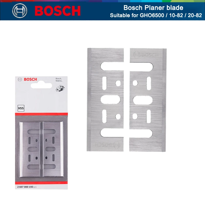 Bosch-lâminas Elétricas Hss Plaina de Madeira Ferramentas para Trabalhar Madeira Acessórios para Ferramentas Elétricas Adequado para Gho6500 1082 2092