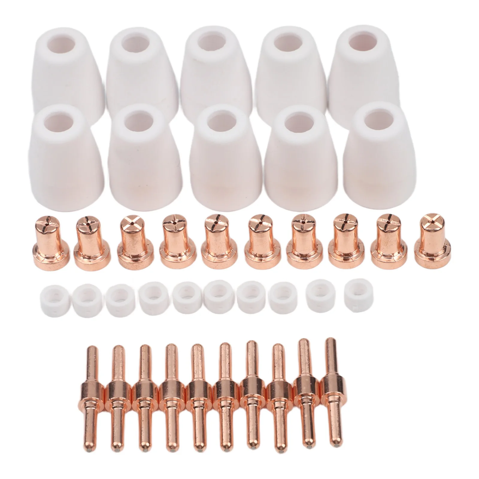 Workshop Welding Plasma Torch Tips Copper Electrode Holder Plasma Welder Electrode Holder Low-impurity Copper For CUT40
