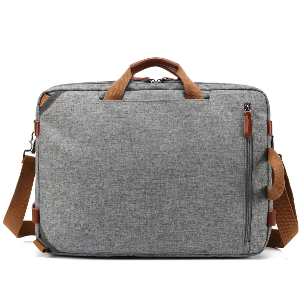 3-in-1 Convertible Laptop Backpack 15.6 17.3 Inch Waterproof Oxford Business Briefcase Shoulder Messenger Notebook Carry Bag