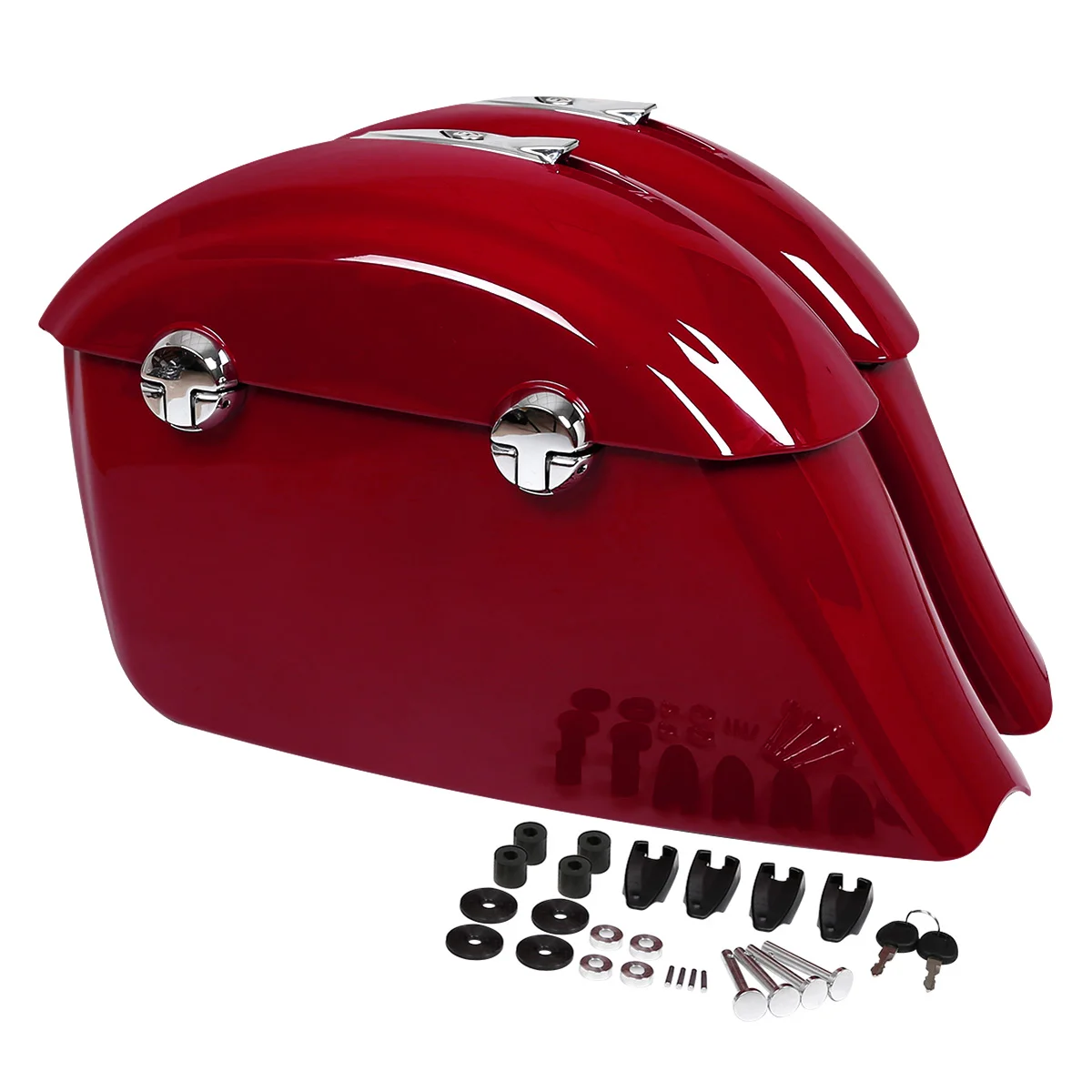 Hard Saddlebags Fit For Indian Chieftain 2014-2018 Roadmaster 2015-2025 Springfield Dark Horse 2018-2019