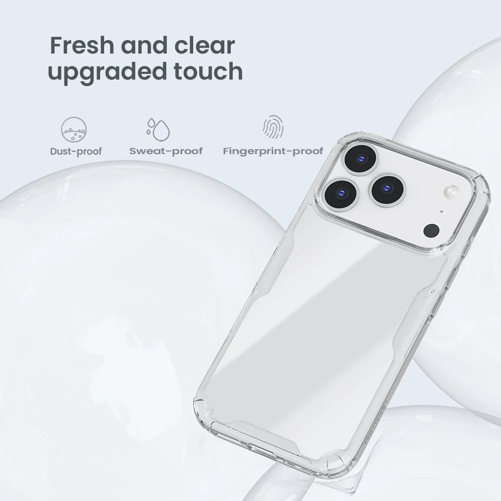 NILLKIN Schutzhülle für iPhone 18 Pro MAX, Nature Pro, passgenaue Hülle, transparente Schutzhülle für iPhone 17 Pro Max/18 Pro Max – Detail 9