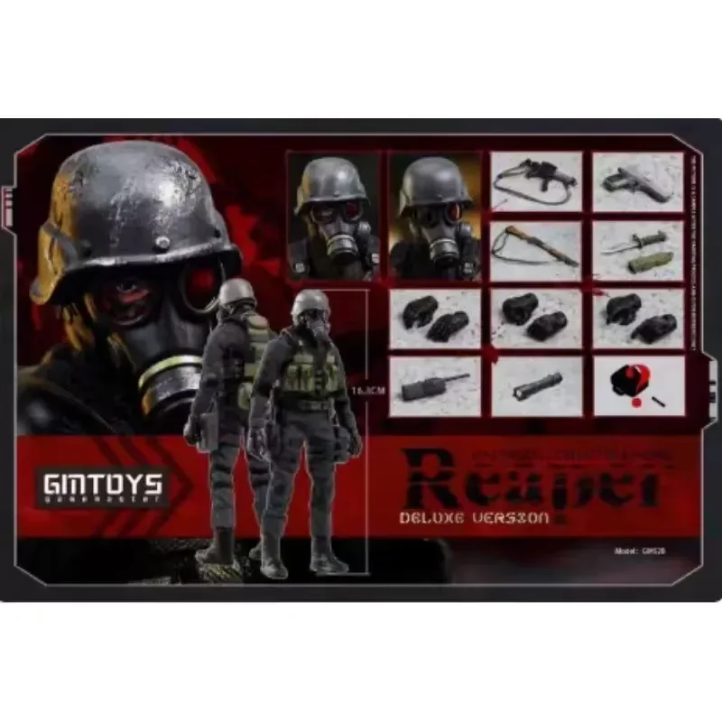 Gmtoys 1/12 Resident Evil Death Hank Action Figure 6 Inch Regular Edition Collectible Toy Model Gift for GMTOYS