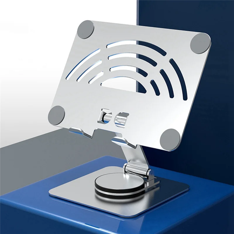 SR-360 °   حامل لوحي دوار من سبائك الألومنيوم والكربون الصلب لسطح المكتب حامل لوحي لحامل الهاتف اللوحي في غضون 12.9 بوصة أ