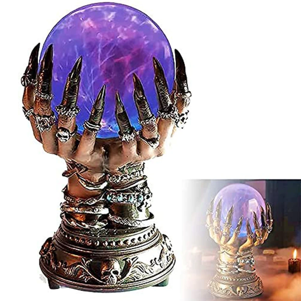 ZK40 Creative magical scene arrangement prop luminous magic hand lamp style 2 European standard (wick random)