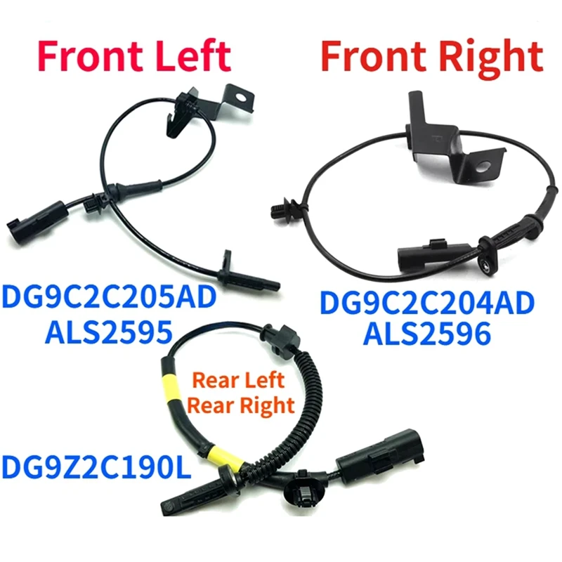 For Lincoln MKZ 2013-2015 Ford Fusion 2013-2019 DG9C2C205AD DG9C2C204AD DG9Z2C190L ABS Wheel Speed Sensor