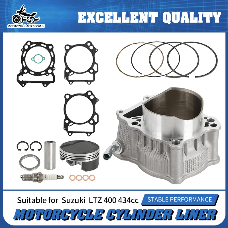 

SJ Motorcycle Accessory 434CC Engine Motor For Suzuki LTZ 400 Quadsport Z400 DRZ 400 DRZ400 Piston Kit Motoblock ATV Equipment