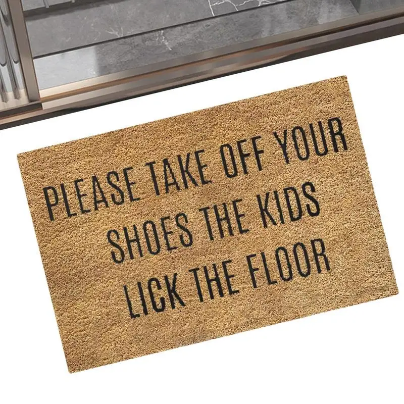 Hilarious Funny Welcome Front Door Mat For Indoor And Outdoor Use Welcome Guests With A Giggle whimsical entrance