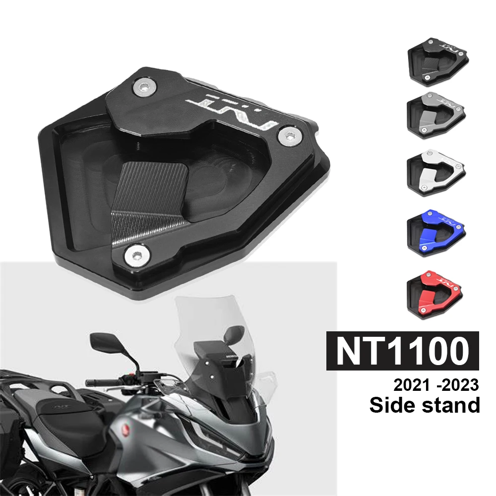 Motorfiets Kickstand Verlengplaat Voet Zijstandaard Vergroot Pad Voor Honda Nt 1100 Nt1100 Nt1100 Nt 1100 2021 2022 2023