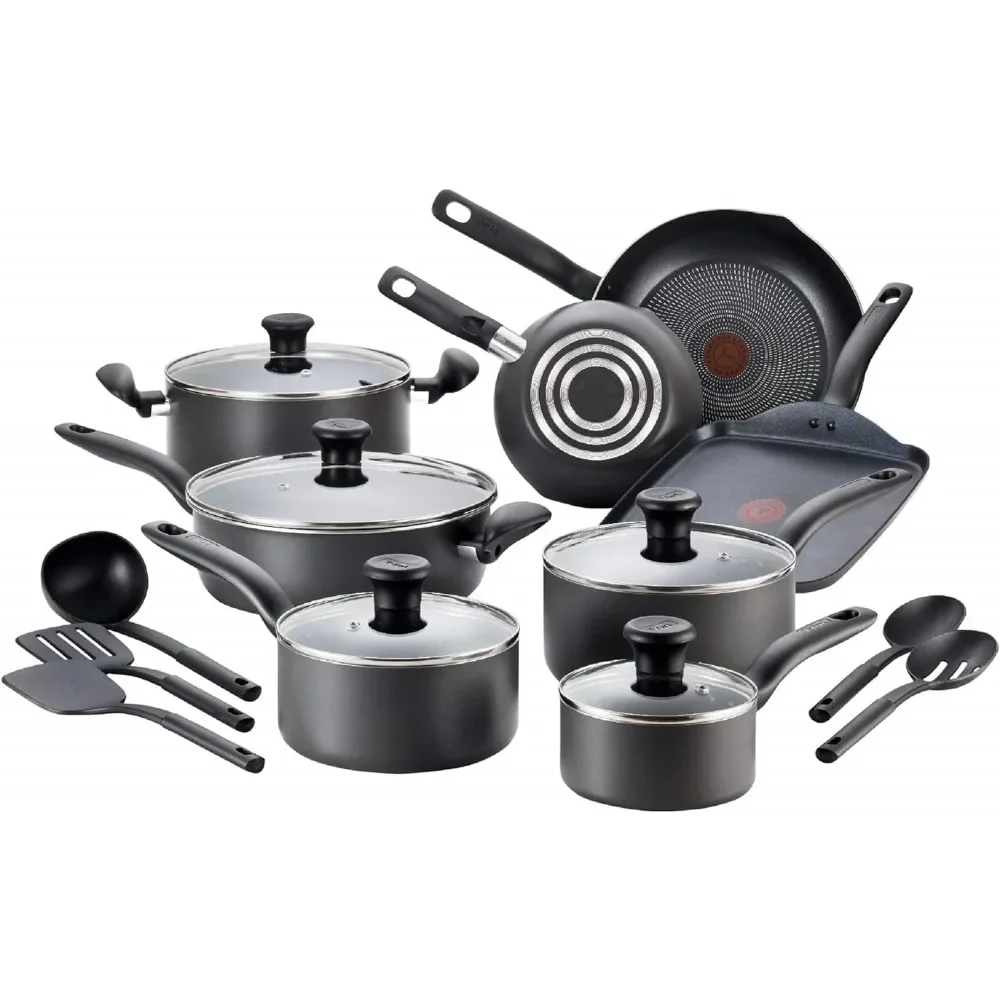 

Non-stick Cookware For Kitchen Pots Offers Initiatives Nonstick Cookware Set 18 Piece Oven Safe 350F Pots And Pans Cooking Pot