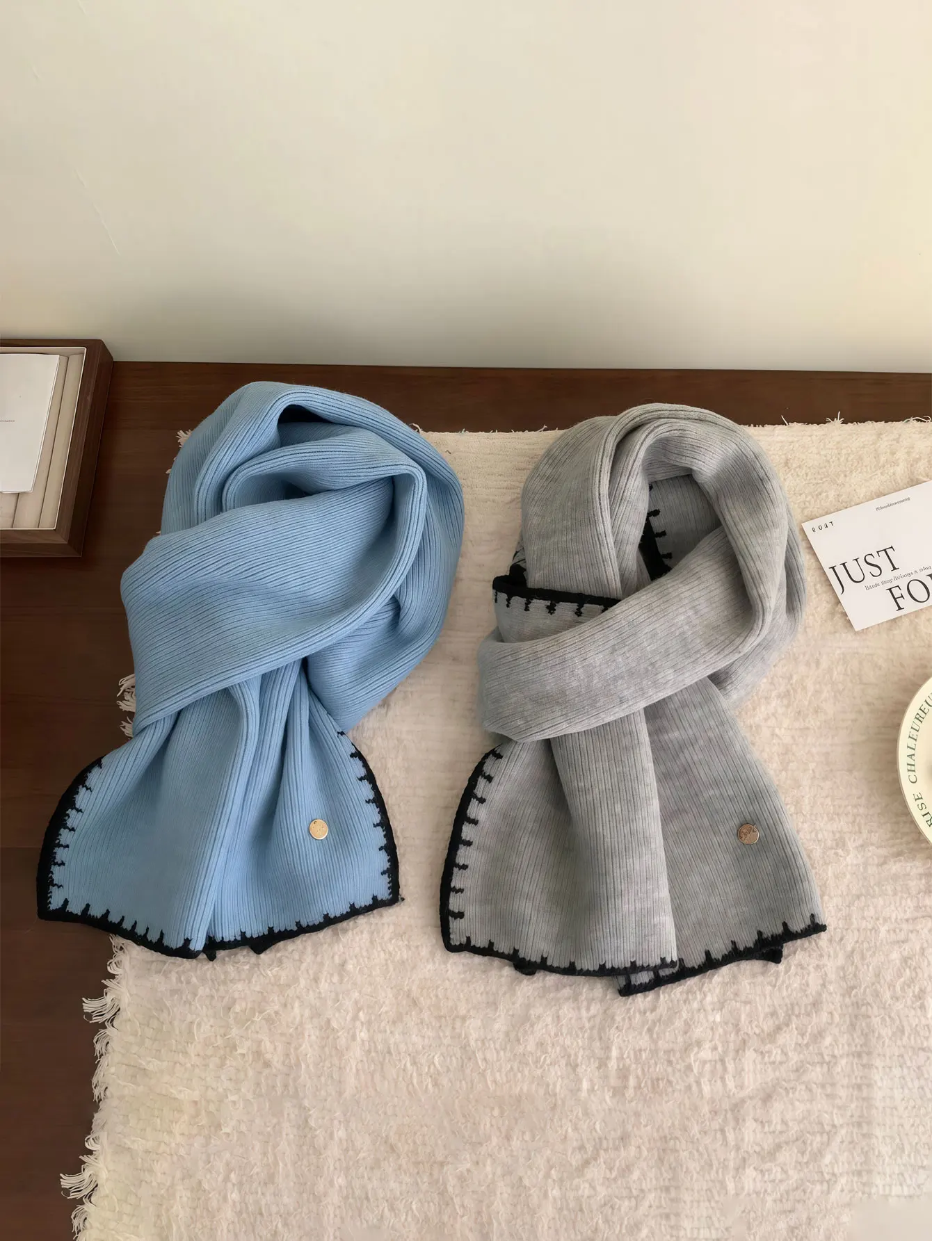 1PC  2026 Autumn-Winter New Style Soft High-Quality Bound-edge Crafted Warm Scarf