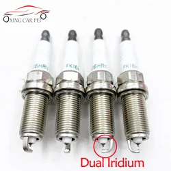 4pcs FK16HR11 90919-01243 Dual Iridium Spark Plugs for Toyota ALLION AURIS URBAN CRUISER 1.5 267700-7140 VFKH16 Auto Part