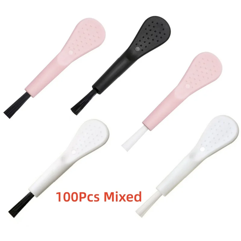 100pcs Mobile Phone Gap Dust Cleaning Brush Host Cleaning Set Small Brush Soft Hair Dust Sweeping Brush Soft Hair Mini Brush