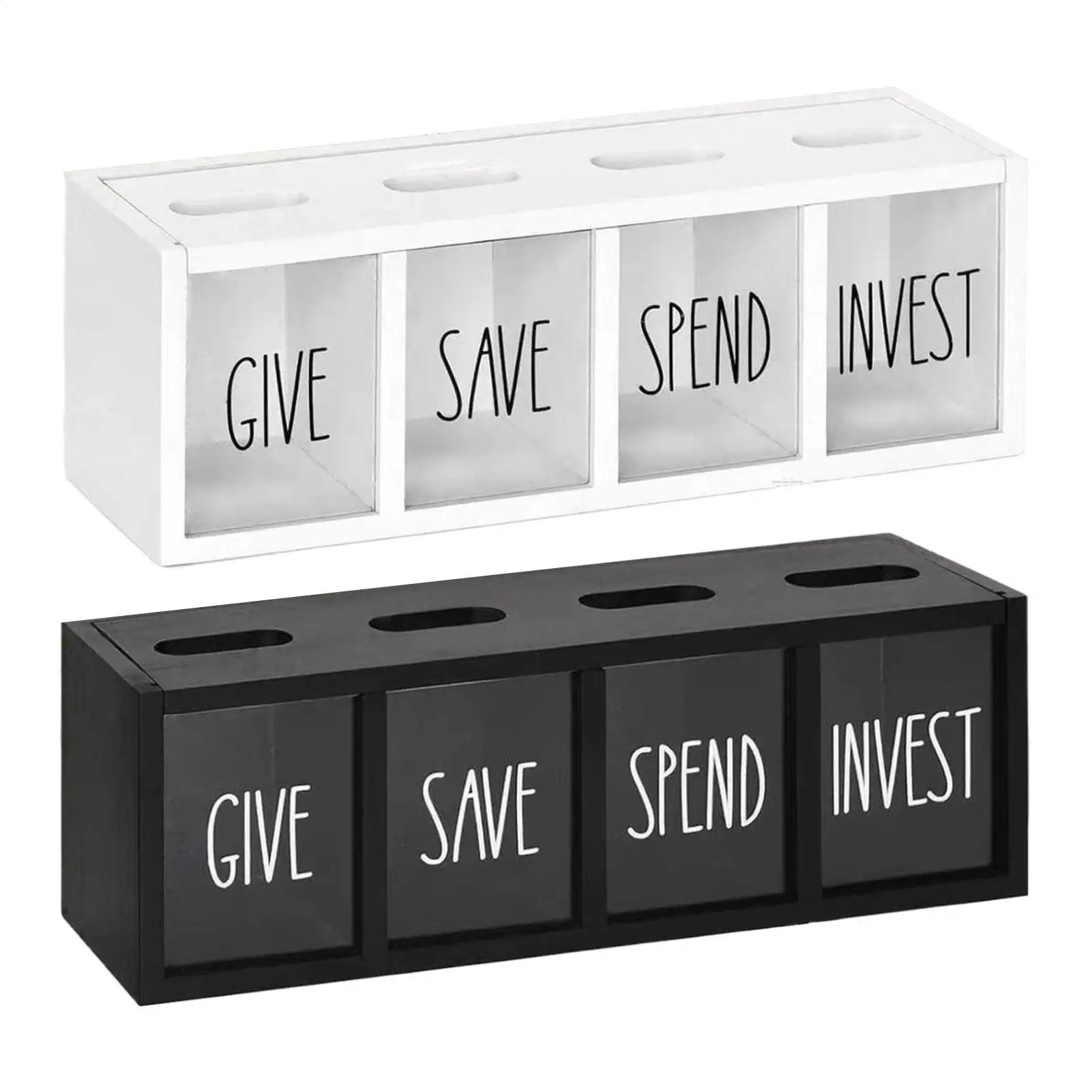 Kids Money Bank Wooden Magnetic Suction Storage Funny Cash Box for Bedroom Living Room Table Wall Children Birthday Party Favors