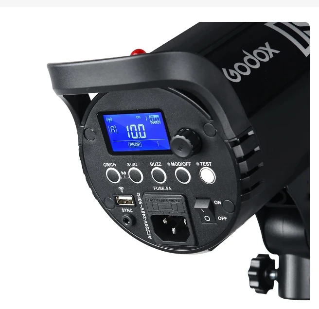 Godox-Lampe flash de studio DS300II, 300W, GN58, supports Bowens, photographie professionnelle