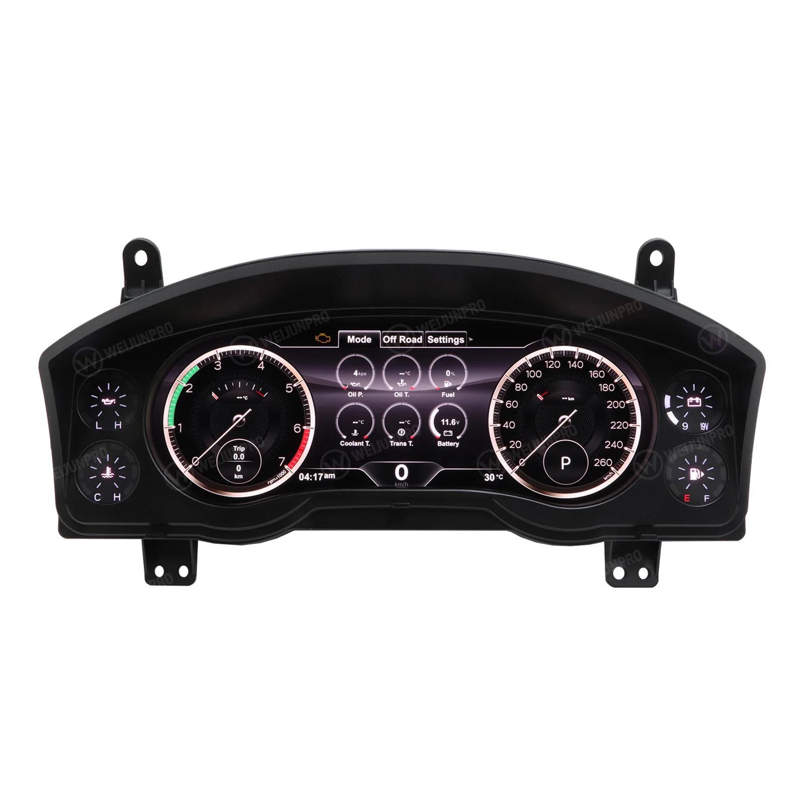 JT WEIJUNPRO 12.3 Inch Car Speedometer Panel Digital Dashboard Instrument Cluster For Toyota For Land Cruiser For L200 2008-2020