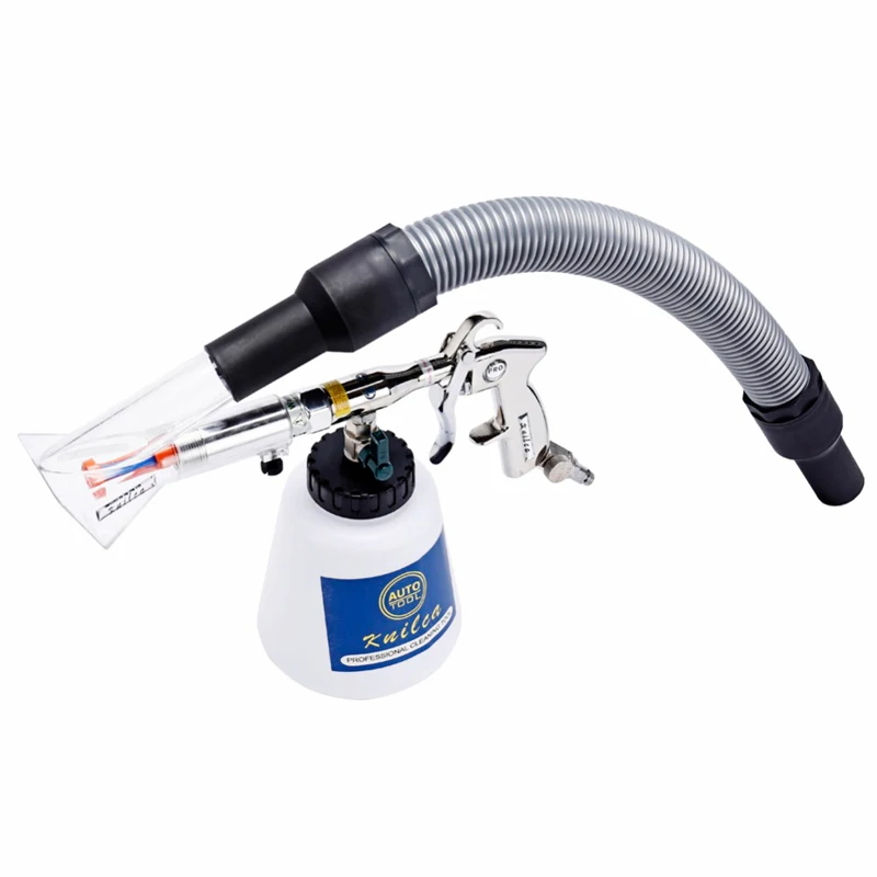 666 Type Handheld Cleaning Gun 2 In 1 Clean Gun Roof High Pressure Multi-function Car Cleaner Gun Wash Cleaning Tool 1PC
