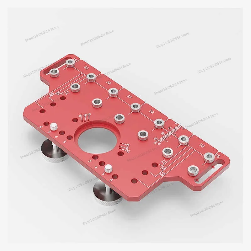 For Woodworking 2-in-1 Hinge Positioning Hole Punch Woodworking Furniture Hole Positioner