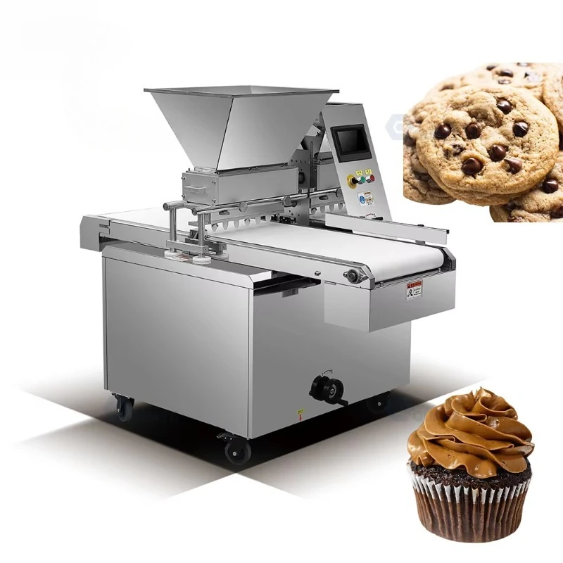 Small Biscuit Production Machine Chocolate Filling Soft Cookie Forming Cutting Equipment Custom