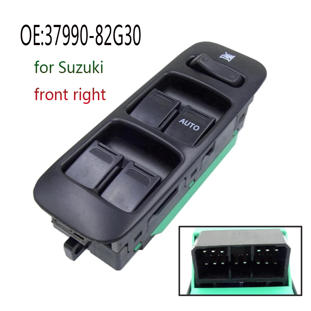 

For Suzuki Electric Auto Window Glass Lifter Control Switch Regulator Button Front Right Driver Side 37990-82G30 Car Accessories