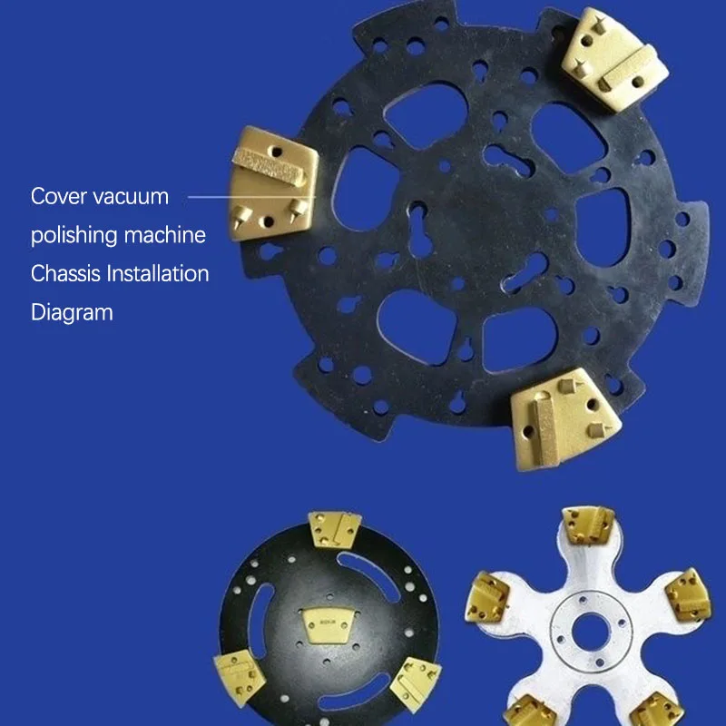 Floor Grinder Replacement Abrasive Tools 3 Pack PCD Disc Diamond Cutter Used For Epoxy Paint And Cement Layer Removal Work