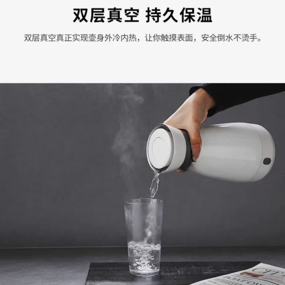 Portable kettle 316 stainless steel on-the-go coffee brewing tea office health insulation