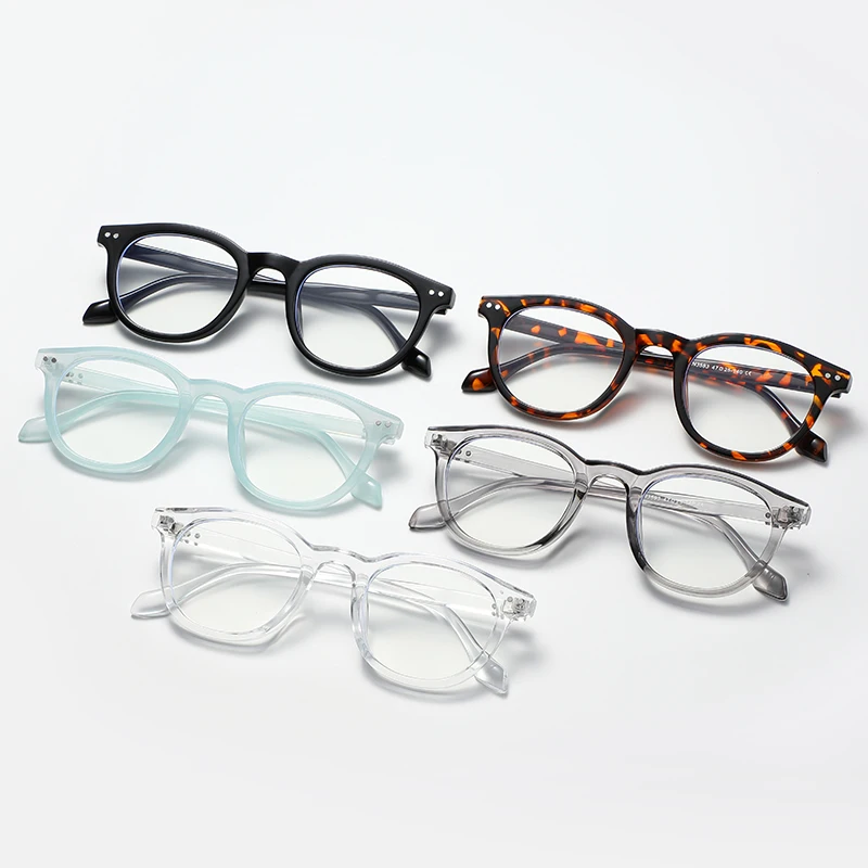 Senderismo 1/3 Uds. Monturas de gafas clásicas de ojo de gato antiluz para mujer, gafas Vintage con bloqueo de luz azul transparente, montura óptica Unisex