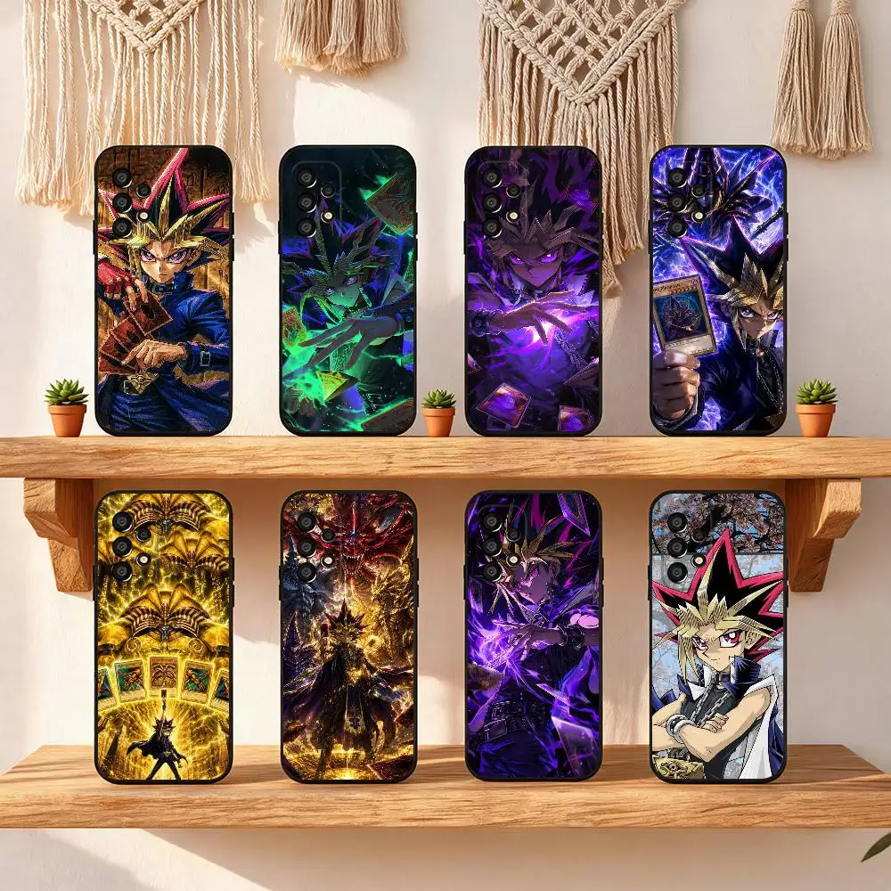 Relax Yu-Gi-Oh A-Anime Fashion Black Soft Protective Case For Samsung S10,20,21,22,23,24,25,30 Ultra Plus FE Lite
