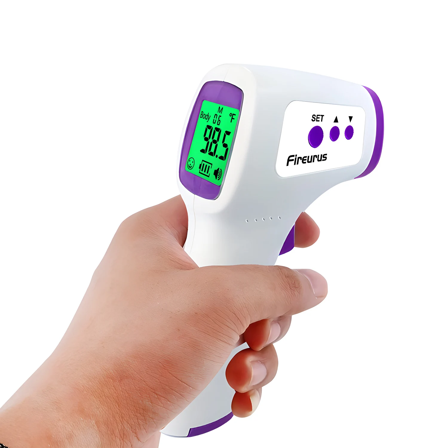 Non-Contact High-Precision Forehead Thermometer - Smart Handheld Temperature Gun for Family Health Care & Accurate Measurement