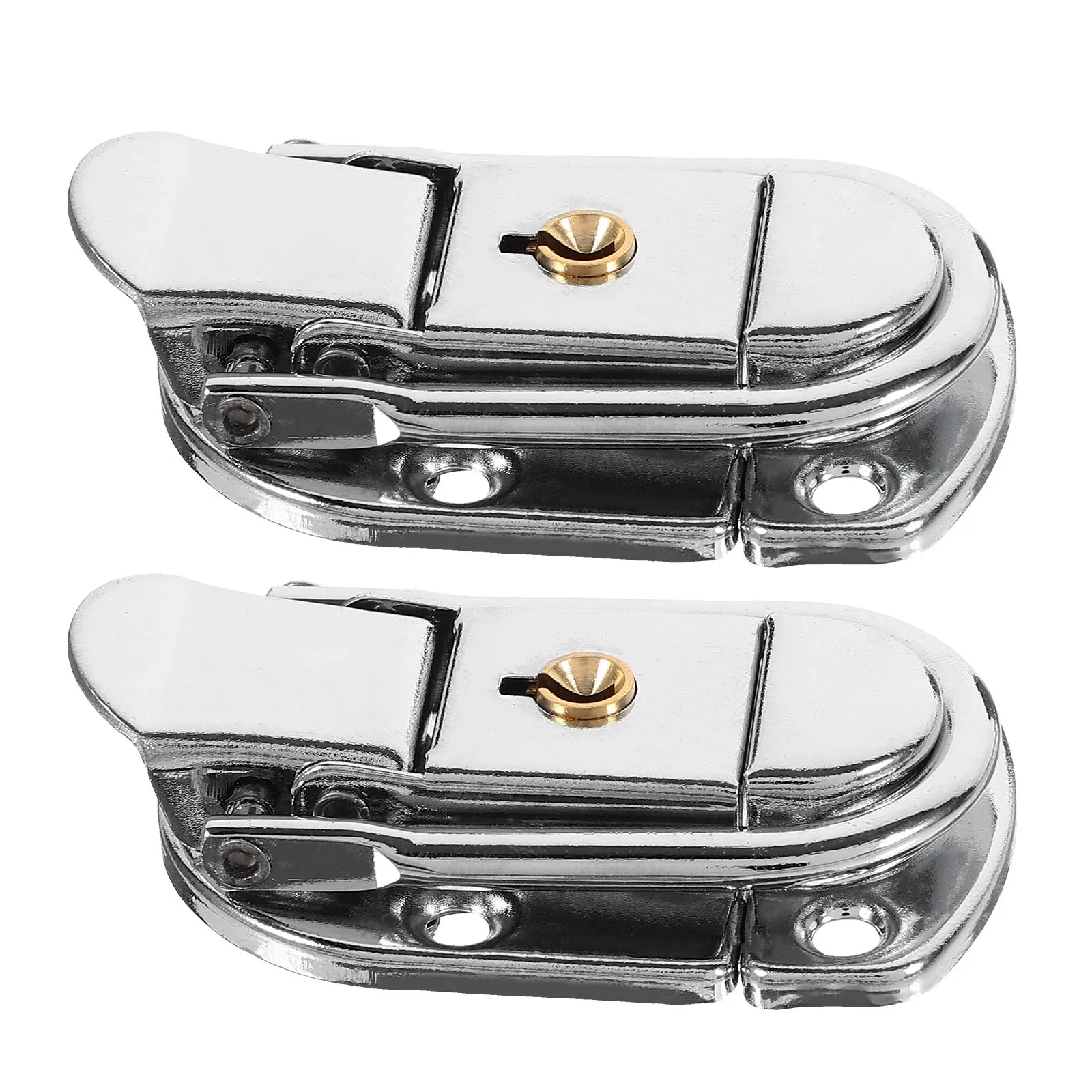 

2pcs Guitar Case Buckle Box Packing Buckles For Luggage Locks Iron Latch Hook Locks For Toolbox Wine Box Hardware Fasteners